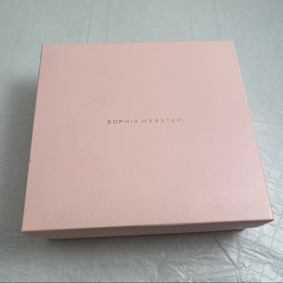 Sophia Webster Shelby black multicolor western leather snakeskin butterfly boots - Picture 12 of 14